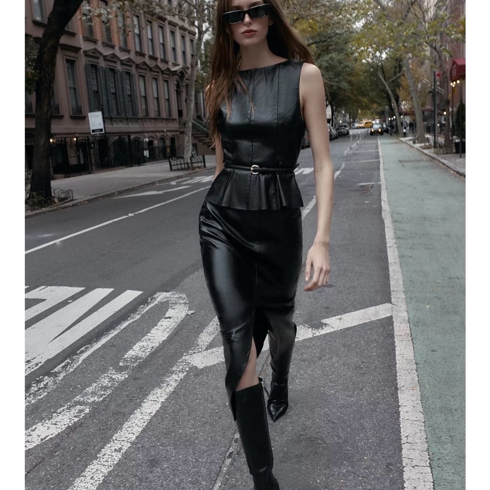 Zara Black Pencil Skirt